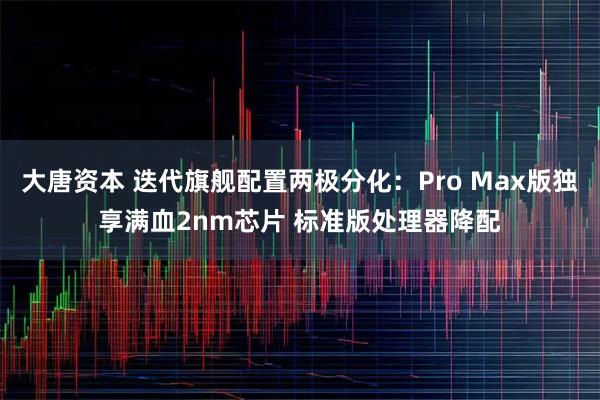 大唐资本 迭代旗舰配置两极分化：Pro Max版独享满血2nm芯片 标准版处理器降配